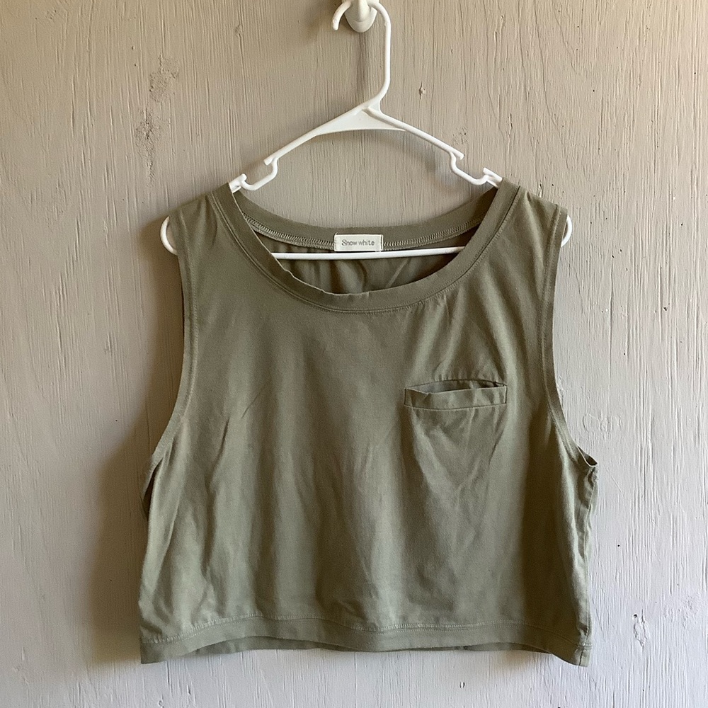 Green Comfy Tank Top